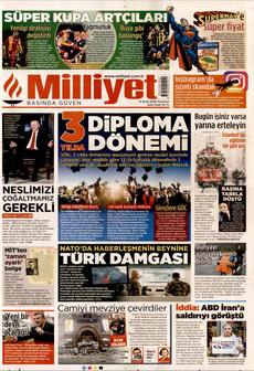 MİLLİYET Kapak Resmi