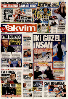 TAKVİM Kapak Resmi