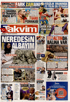 TAKVİM Kapak Resmi