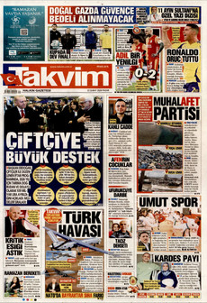 TAKVİM Kapak Resmi
