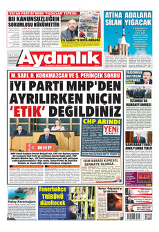 Aydinlik gazetesi̇