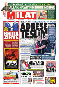 MİLAT ön sayfa