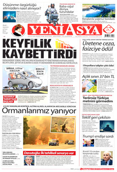 YENİ ASYA ön sayfa