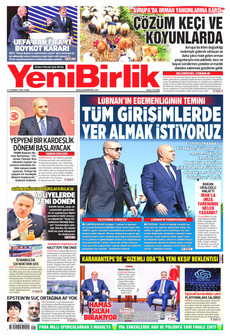 YENİBİRLİK ön sayfa