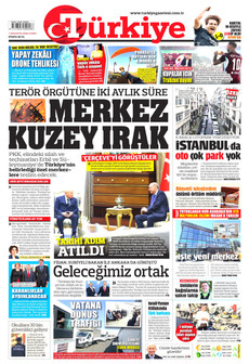 TÜRKİYE GAZETESİ ön sayfa