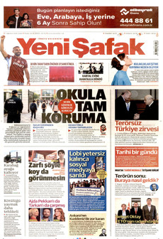 YENİ ŞAFAK ön sayfa