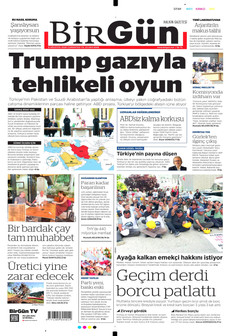 BİRGÜN ön sayfa
