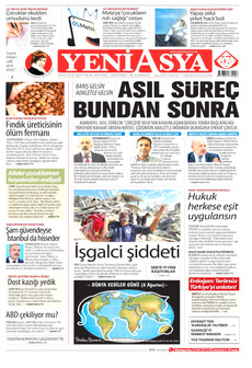 YENİ ASYA ön sayfa