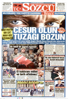 SÖZCÜ ön sayfa