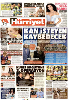 HÜRRİYET ön sayfa
