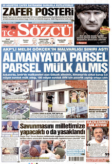 SÖZCÜ ön sayfa