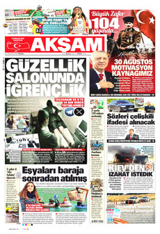 AKŞAM ön sayfa
