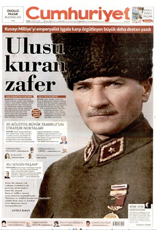 CUMHURİYET ön sayfa