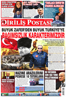 DİRİLİŞ POSTASI ön sayfa