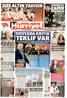 HÜRRİYET ön sayfa