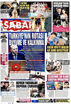 SABAH ön sayfa