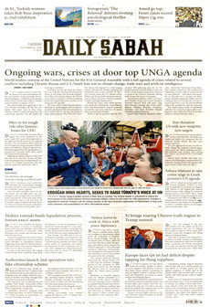 DAİLY SABAH gazetesi ilk sayfası