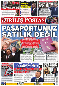 DİRİLİŞ POSTASI gazetesi ilk sayfası