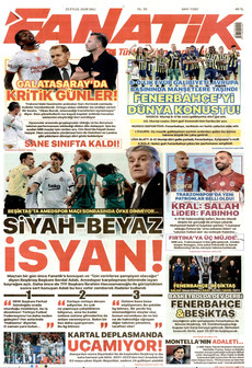 FANATİK gazetesi ilk sayfası