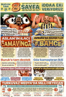 FOTOMAÇ gazetesi ilk sayfası