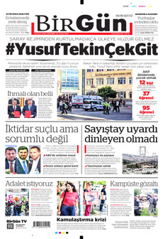 BİRGÜN gazetesi ilk sayfası