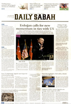 DAİLY SABAH gazetesi ilk sayfası