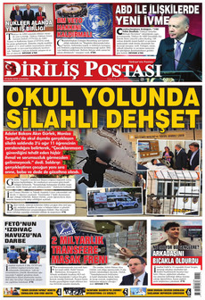 DİRİLİŞ POSTASI gazetesi ilk sayfası