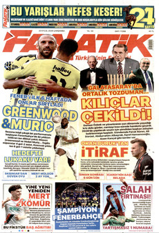 FANATİK gazetesi ilk sayfası