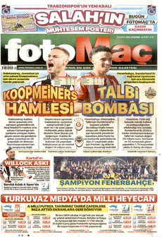 FOTOMAÇ gazetesi ilk sayfası