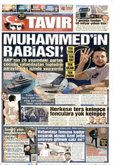 TAVIR GAZETESİ gazetesi ilk sayfası
