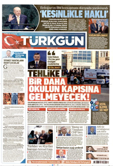 TÜRKGÜN gazetesi ilk sayfası