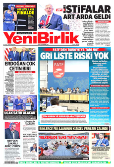 YENİBİRLİK gazetesi ilk sayfası