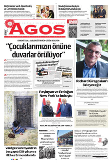 AGOS gazetesi ilk sayfası