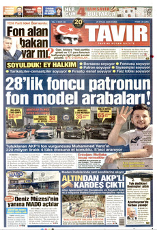 TAVIR GAZETESİ gazetesi ilk sayfası