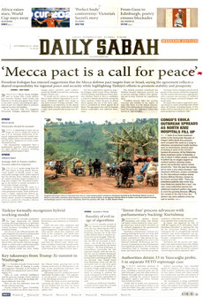 DAİLY SABAH gazetesi ilk sayfası