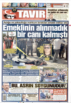 TAVIR GAZETESİ gazetesi ilk sayfası