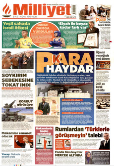 MİLLİYET gazetesi ilk sayfası