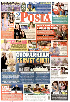 POSTA gazetesi ilk sayfası