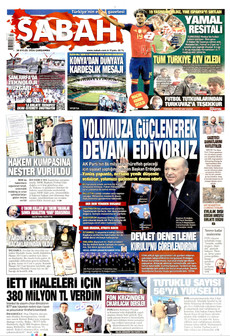 SABAH gazetesi ilk sayfası