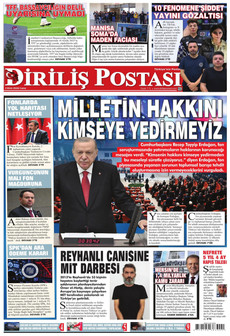 DİRİLİŞ POSTASI gazetesi ilk sayfası