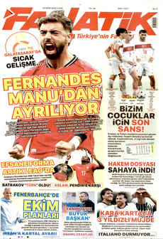 FANATİK gazetesi ilk sayfası