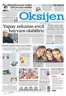 OKSİJEN gazetesi ilk sayfası