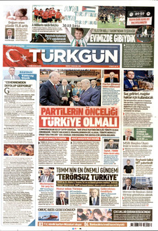 TÜRKGÜN gazetesi ilk sayfası