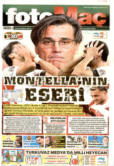 FOTOMAÇ gazetesi ilk sayfası