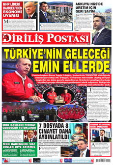 DİRİLİŞ POSTASI gazetesi ilk sayfası