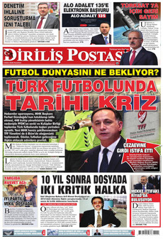 DİRİLİŞ POSTASI gazetesi ilk sayfası