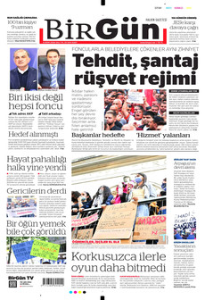 BİRGÜN gazetesi ilk sayfası