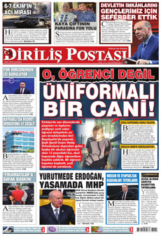 DİRİLİŞ POSTASI gazetesi ilk sayfası