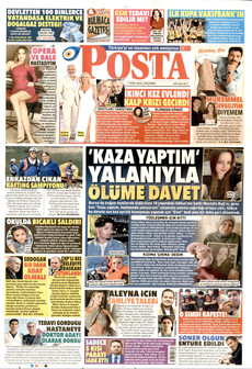 POSTA gazetesi ilk sayfası