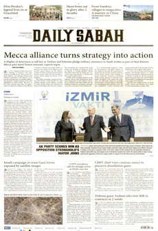 DAİLY SABAH gazetesi ilk sayfası